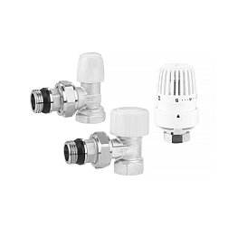 VR392 Комплект терморегулирующий, угловой 3/4&quot; (30/1шт)